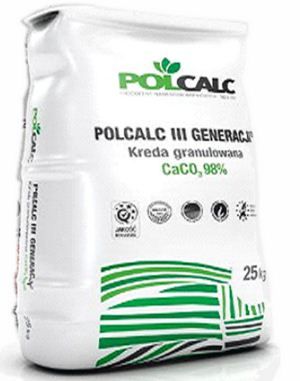 Kaļķis granulētais Polcalc, 25kg