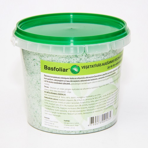 Basfoliar 20-19-19 ar mikr. 1kg spainītī